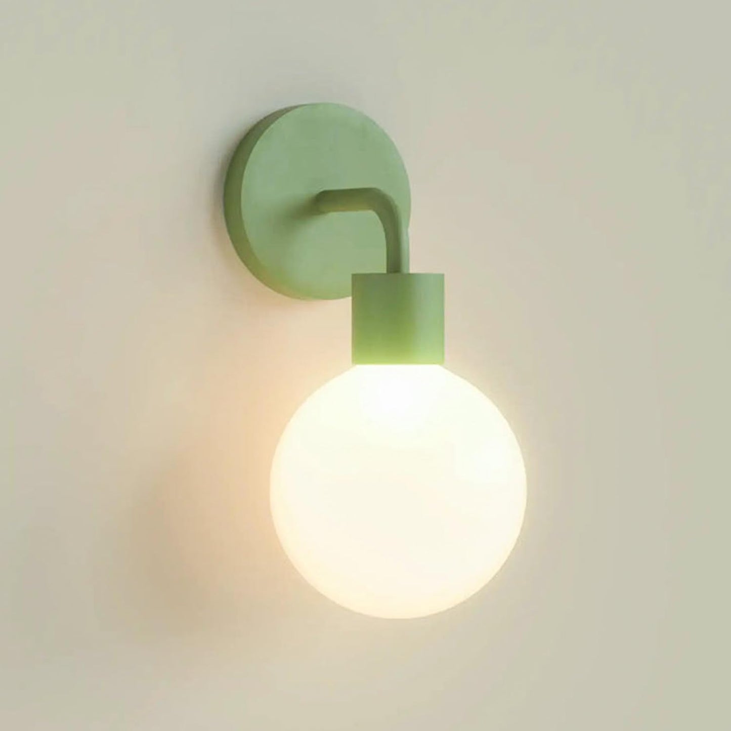 Wireless Wall Sconce (Shark Tank) Rechargeable & Dimmable LED Light w/App Control & Damage-Free Install, Moveable Modern Ambient Lighting for Elegant Home & Bedroom Decor | Popwhite